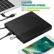 Load image into Gallery viewer, USB 3.0 &amp; Type-C DVD Drive Player External Optical Drive
