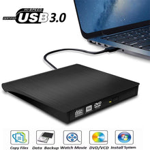 Load image into Gallery viewer, USB 3.0 Brushed External CD / DVD-RW Optical Drive Player, ECD819