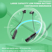 Load image into Gallery viewer, JG4 Flashing LED Neck-mounted Stereo Bluetooth Wireless Earphone