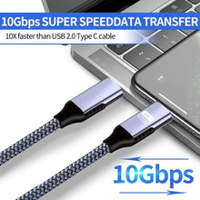 Load image into Gallery viewer, 2m 100W 4K 60Hz Type-C to Type-C Fast Charging Cable
