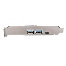 Load image into Gallery viewer, USB 3.1 Type-C PCIe to Type-C and Type A 3.0 Expansion Card USB PCI Express Riser Card