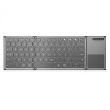 Load image into Gallery viewer, B066S Multi-function Ultra-thin Mini Wireless Three Fold Bluetooth Keyboard, B066S