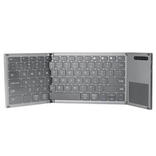 Load image into Gallery viewer, B066S Multi-function Ultra-thin Mini Wireless Three Fold Bluetooth Keyboard, B066S
