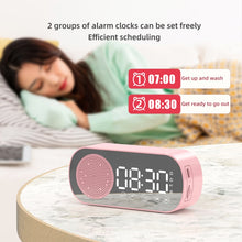 Load image into Gallery viewer, Z7 Digital Bluetooth 5.0 Speaker Multi-function Mirror Alarm Clock FM Radio, Z7 (Black), Z7 (White), Z7 (Pink)
