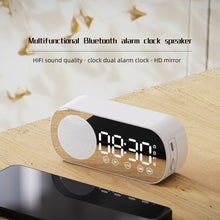 Load image into Gallery viewer, Z7 Digital Bluetooth 5.0 Speaker Multi-function Mirror Alarm Clock FM Radio, Z7 (Black), Z7 (White), Z7 (Pink)