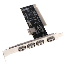 Load image into Gallery viewer, 480Mbps High Speed USB 2.0 PCI HUB Controller Card Adapter
