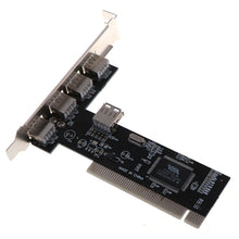 Load image into Gallery viewer, 480Mbps High Speed USB 2.0 PCI HUB Controller Card Adapter