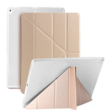 Load image into Gallery viewer, Multi-folding TPU Back Flip Leather Smart Tablet Case for iPad Pro 12.9 inch 2015 / 2017