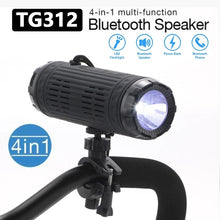 Load image into Gallery viewer, T&amp;G TG312 LED Outdoor Portable Multifunctional Wireless Bluetooth Speaker