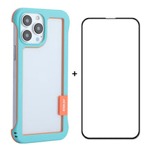 Load image into Gallery viewer, ENKAY Frameless Hollow PC Case + Glass Film for iPhone 13 Pro Max, For iPhone 13 Pro Max