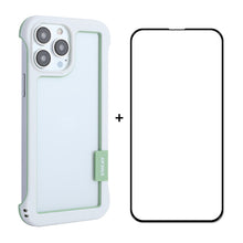 Load image into Gallery viewer, ENKAY Frameless Hollow PC Case + Glass Film for iPhone 13 Pro Max, For iPhone 13 Pro Max