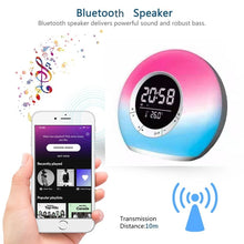 Load image into Gallery viewer, P11 LED Atmosphere Light Bluetooth Speaker with Alarm &amp; Temperature Display