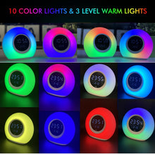 Load image into Gallery viewer, P11 LED Atmosphere Light Bluetooth Speaker with Alarm &amp; Temperature Display