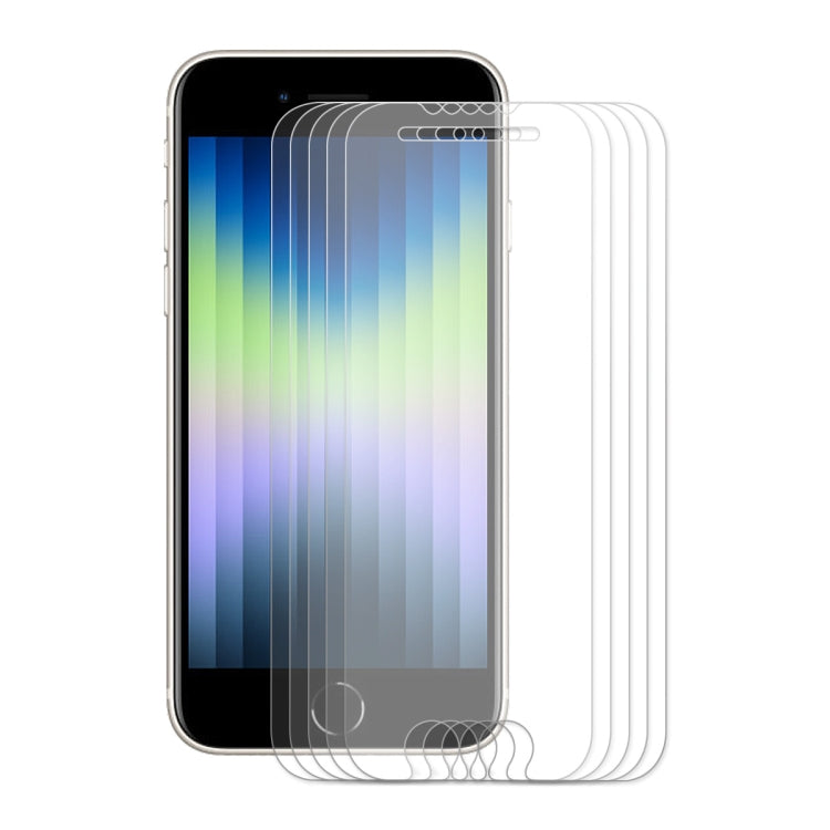 ENKAY 0.26mm 9H Tempered Glass Film for iPhone SE 2022 / SE 2020 / 8 / 7, 1 PC, 2pcs, 5pcs, 10pcs