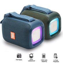 Load image into Gallery viewer, T&amp;G TG339 RGB Light 5W Waterproof Portable Bluetooth Speaker