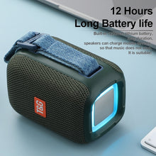 Load image into Gallery viewer, T&amp;G TG339 RGB Light 5W Waterproof Portable Bluetooth Speaker