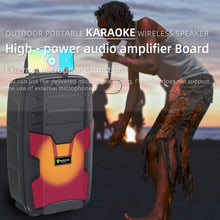 Load image into Gallery viewer, NewRixing NRG401C Outdoor Portable Karaoke Wireless Speaker High-Power Audio Amplifier, With Mic