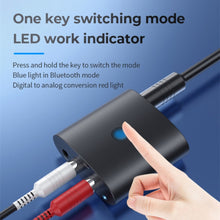 Load image into Gallery viewer, BT-B36 Bluetooth 5.1 Audio Receiver TV Fiber Coaxial Digital to Analog Converter