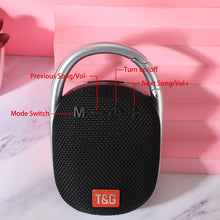 Load image into Gallery viewer, T&amp;G TG321 TWS Portable Wireless Outdoor Mini Speaker with LED Light, TG321