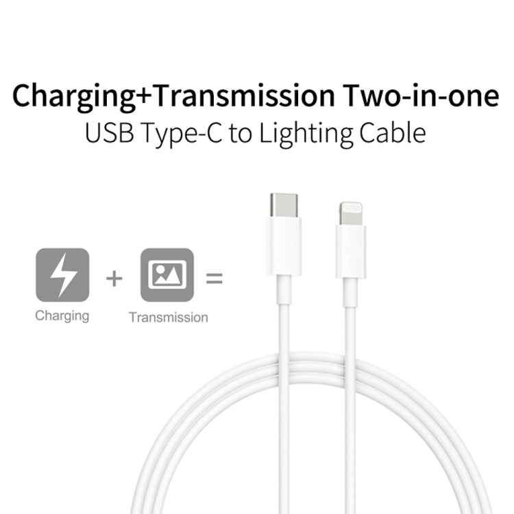 PD30W USB-C / Type-C to 8 Pin Fast Charging Data Cable for iPhone Series, 1.5m, 2m