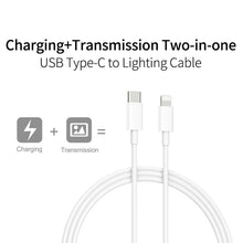 Load image into Gallery viewer, PD30W USB-C / Type-C to 8 Pin Fast Charging Data Cable for iPhone Series, 1.5m, 2m