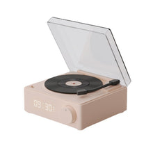 Load image into Gallery viewer, Duosi X11 Vinyl Atomic Retro Bluetooth Speaker Desktop Creative Alarm Clock