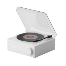 Load image into Gallery viewer, Duosi X11 Vinyl Atomic Retro Bluetooth Speaker Desktop Creative Alarm Clock