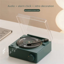 Load image into Gallery viewer, Duosi X11 Vinyl Atomic Retro Bluetooth Speaker Desktop Creative Alarm Clock
