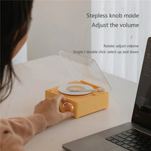 Load image into Gallery viewer, Duosi X11 Vinyl Atomic Retro Bluetooth Speaker Desktop Creative Alarm Clock