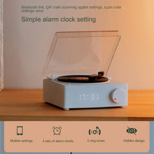 Load image into Gallery viewer, Duosi X11 Vinyl Atomic Retro Bluetooth Speaker Desktop Creative Alarm Clock
