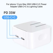 Load image into Gallery viewer, PD 35W Dual USB-C / Type-C Ports Charger for iPhone / iPad Series, EU Plug, EU Plug