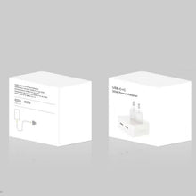 Load image into Gallery viewer, PD 35W Dual USB-C / Type-C Ports Charger for iPhone / iPad Series, EU Plug, EU Plug