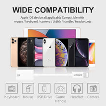 Load image into Gallery viewer, ENKAY ENK-AT108 8 Pin to USB 3.0 OTG Adapter Data Cable for iPhone / iPad