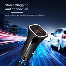 Load image into Gallery viewer, TE-P22 38W PD USB-C / Type-C + QC3. 0 USB Car Charger with 1m USB-C / Type-C to 8 Pin Data Cable, with USB-C / Type-C to 8 Pin Cable