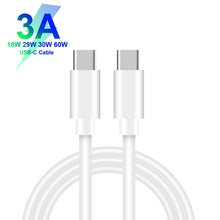 Load image into Gallery viewer, Dual PD 3.0 40W Type-C Car charger with 1m Type-C to Type-C Data Cable, with Dual Type-C Cable