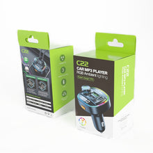 Load image into Gallery viewer, C22 Car Bluetooth 5.0 FM Transmitter LED Light Voltage Display QC 3.0 PD Charger, C22