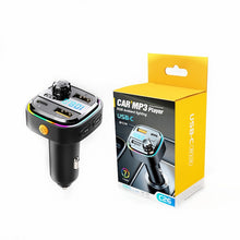 Load image into Gallery viewer, C26 Car Bluetooth Transmitter Handsfree Audio Player Dual USB Car Charger, C26