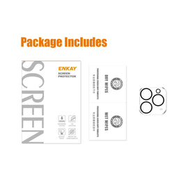 ENKAY Hat-Prince 9H Rear Camera Lens Tempered Glass Film for iPhone 13 Pro / 13 Pro Max, (1 PC), (2pcs)
