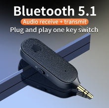 Load image into Gallery viewer, T06 2 in 1 Car Bluetooth 5.1 Receiver 3.5mm Audio Transmitter