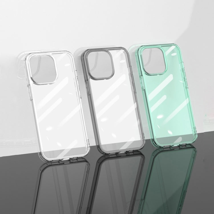 Transparent Tempered Glass TPU Phone Case, For iPhone 14, For iPhone 14 Pro, For iPhone 14 Pro Max, For iPhone 14 Plus