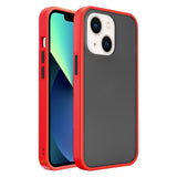 Frosted Skin Feel PC Contrast Color Button Phone Case, For iPhone 14, For iPhone 14 Plus, For iPhone 14 Pro, For iPhone 14 Pro Max