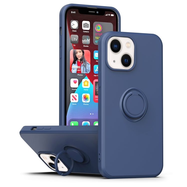 Ring Kickstand Silicone Phone Case, For iPhone 14, For iPhone 14 Pro, For iPhone 14 Pro Max