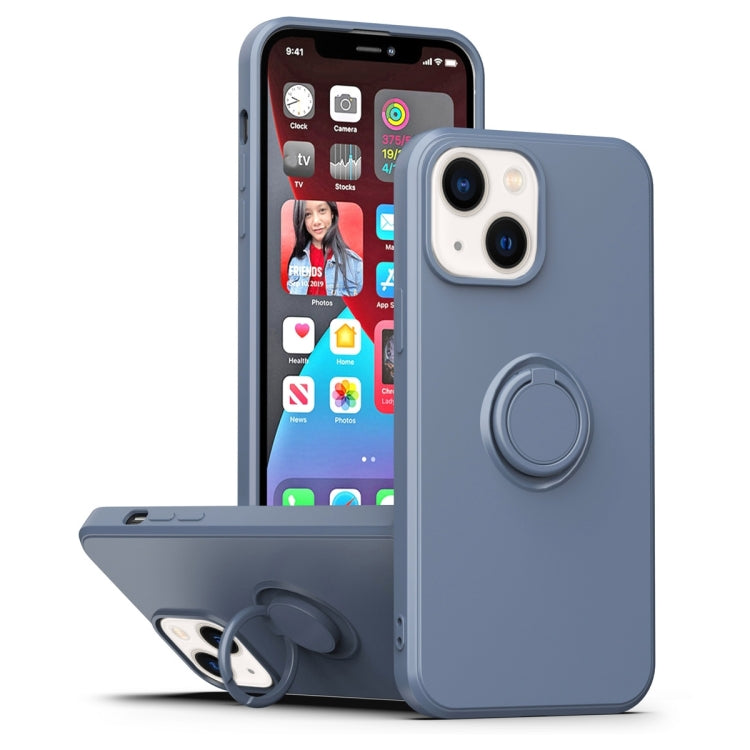 Ring Kickstand Silicone Phone Case, For iPhone 14, For iPhone 14 Pro, For iPhone 14 Pro Max