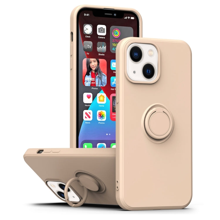 Ring Kickstand Silicone Phone Case, For iPhone 14, For iPhone 14 Pro, For iPhone 14 Pro Max