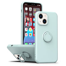 Load image into Gallery viewer, Ring Kickstand Silicone Phone Case, For iPhone 14, For iPhone 14 Pro, For iPhone 14 Pro Max