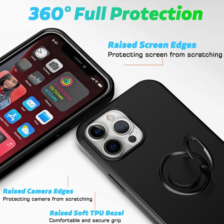 Ring Kickstand Silicone Phone Case, For iPhone 14, For iPhone 14 Pro, For iPhone 14 Pro Max