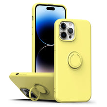 Load image into Gallery viewer, Ring Kickstand Silicone Phone Case, For iPhone 14, For iPhone 14 Pro, For iPhone 14 Pro Max