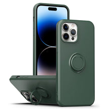 Load image into Gallery viewer, Ring Kickstand Silicone Phone Case, For iPhone 14, For iPhone 14 Pro, For iPhone 14 Pro Max