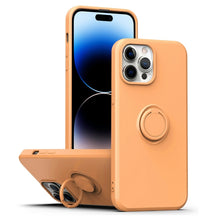 Load image into Gallery viewer, Ring Kickstand Silicone Phone Case, For iPhone 14, For iPhone 14 Pro, For iPhone 14 Pro Max