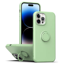 Load image into Gallery viewer, Ring Kickstand Silicone Phone Case, For iPhone 14, For iPhone 14 Pro, For iPhone 14 Pro Max